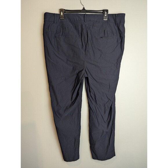 Lane Bryant Women's Allie Pant Size 22 Midnight Blue Signature Ankle Dress Pants - Picture 3 of 10